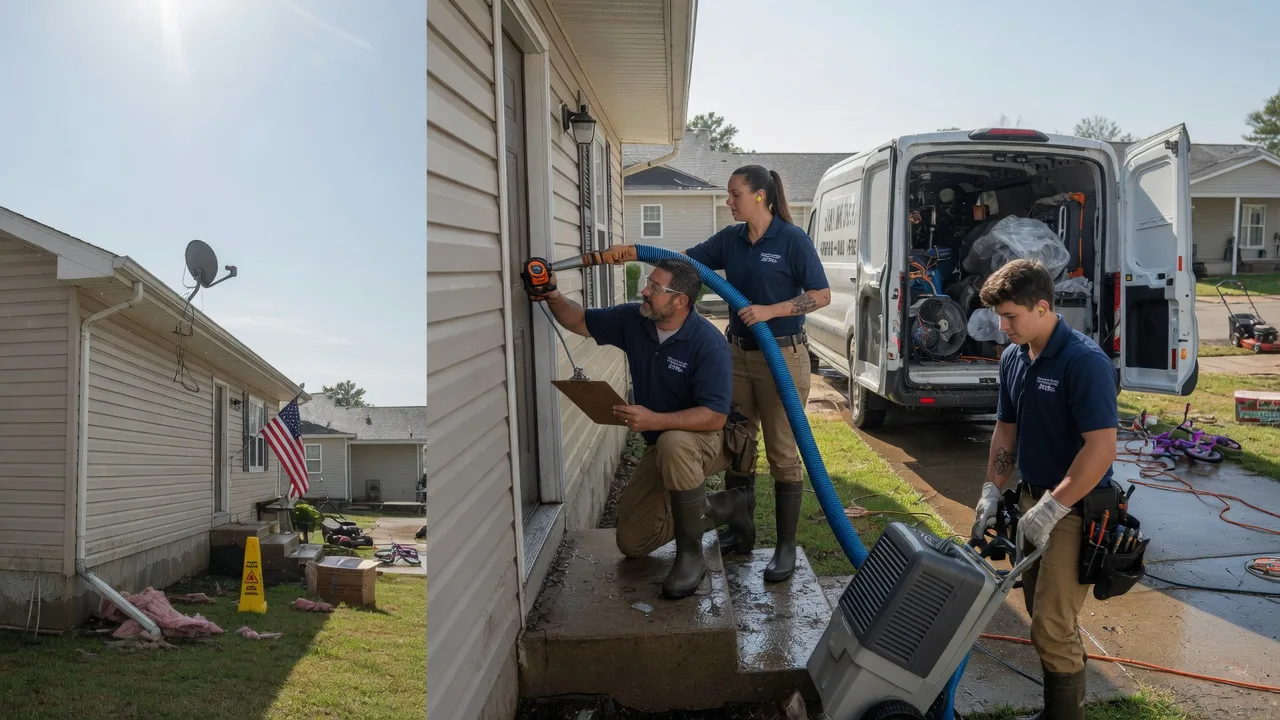 Ceiling Water Damage Restoration in Cleveland, GA near me